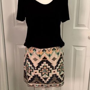 Express sequined skirt